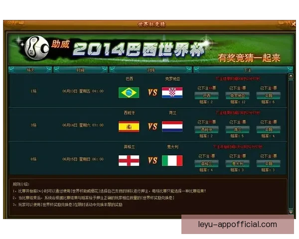世界杯竞猜APP官网最新版本上线 精准预测赛事结果助力竞猜赢家 世界杯竞猜APP官网最新版本上线 精准预测赛事结果助力竞猜赢家